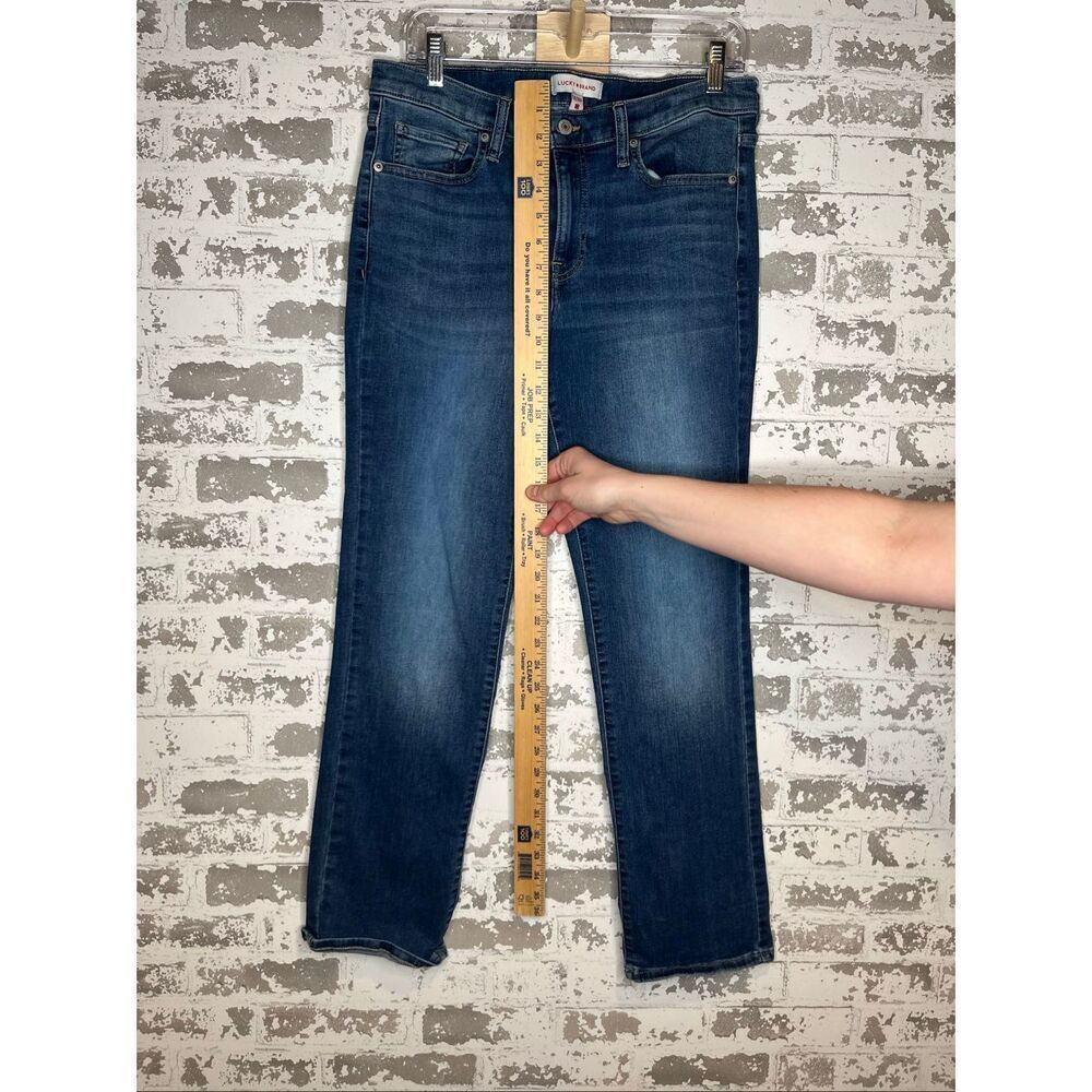 Lucky brand | women denim sweet mid-rise straight jeans - Picture 4 of 9